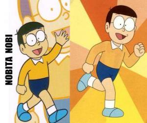 yapboz Nobita Nobi Doraemon birlikte macera karakterdir